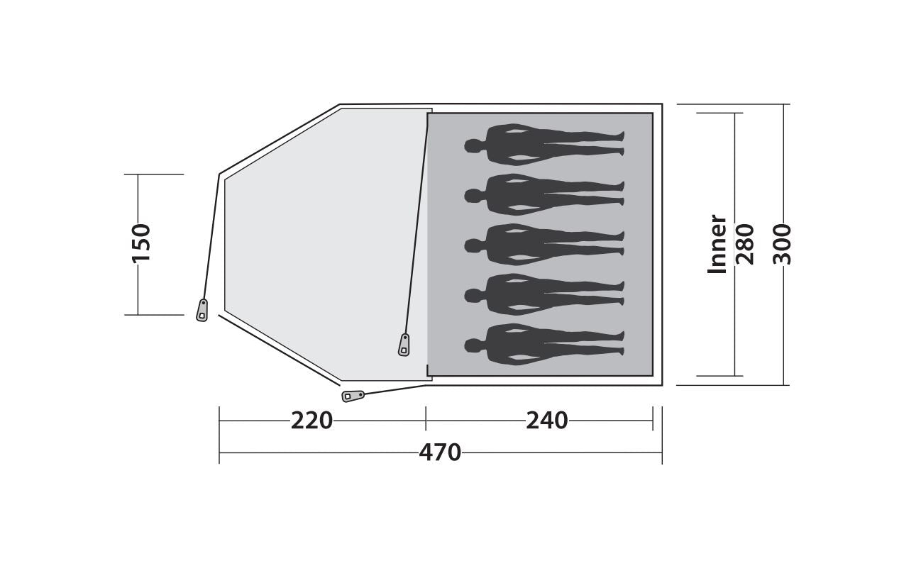 Oase Outdoors Easy Camp Eclipse 500 Tent