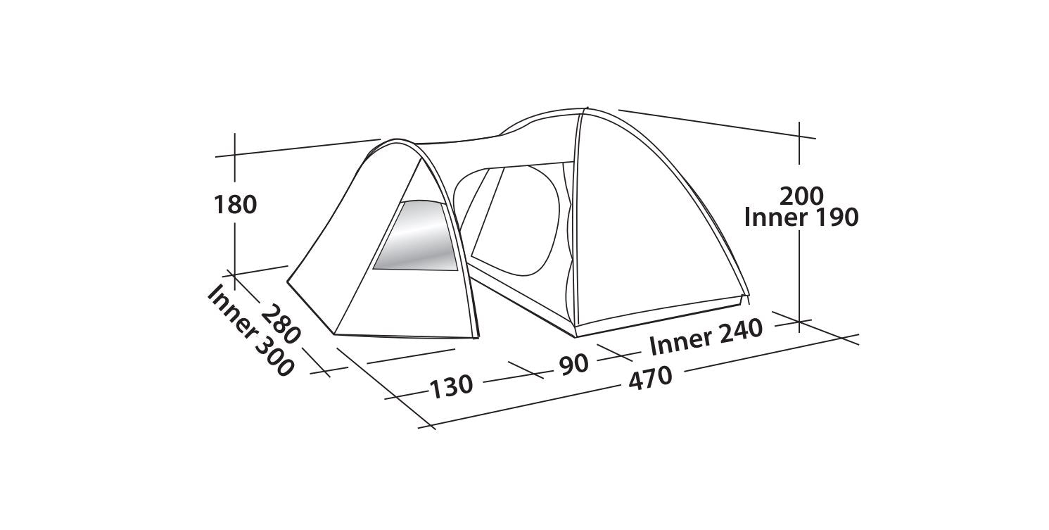 Oase Outdoors Easy Camp Eclipse 500 Tent