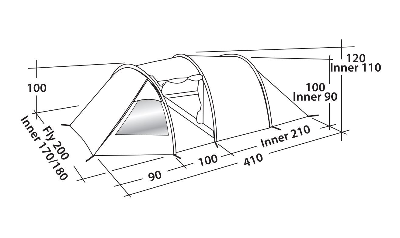 Oase Outdoors Easy Camp Spirit 300 Tent