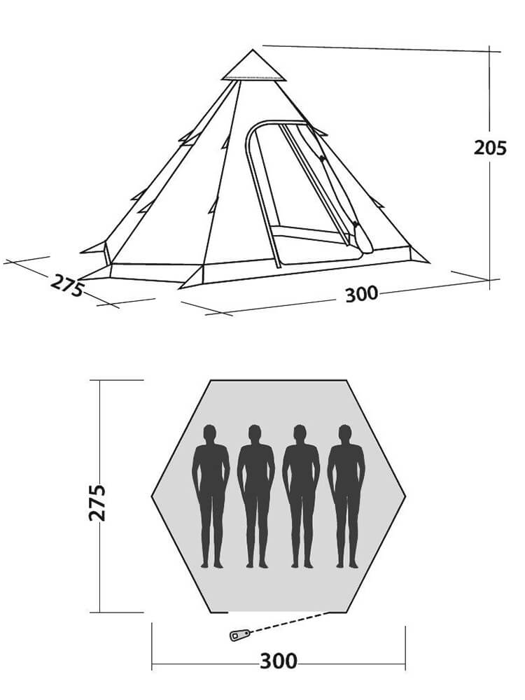 Oase Outdoors Easy Camp Bolide 400 Tent