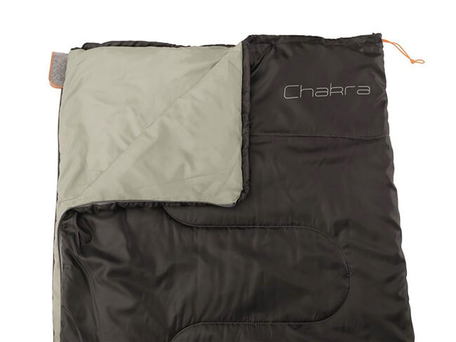 Oase Outdoors Easy Camp Chakra Slaapzak Zwart