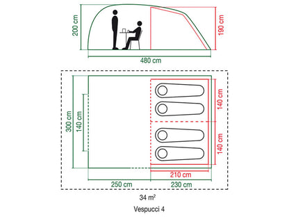 Coleman Vespucci 4 Tent